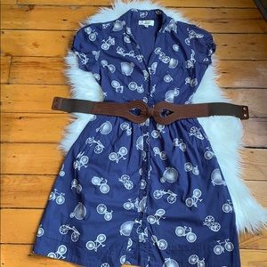 Anthropologie Porridge Two-Wheeler shirtdress - 2